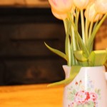 Tulips in a Cath Kidston milk jug